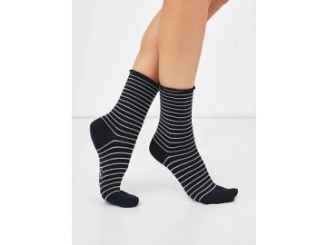 Женские высокие носки без резинки в тонкую полоску Марк Формель