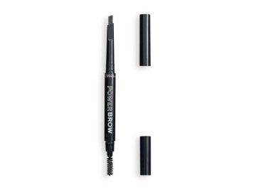 Карандаш для бровей RELOVE REVOLUTION Power Brow контурный со щеточкой, тон Granite