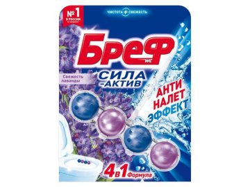 Средство чистящее д/унитаза БРЕФ Сила-актив Свежесть лаванды 50г