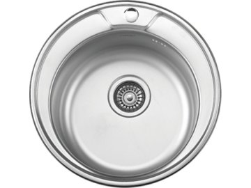 Мойка из нерж. стали, глянцевая, без сифона арт.L84949-6 Ledeme