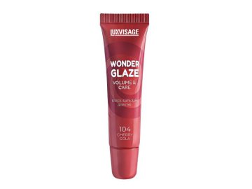 Акции Милы Слоним Новинки - Блеск-бальзам для губ LUXVISAGE Wonder Glaze Volume & Care, тон 104, 12 г