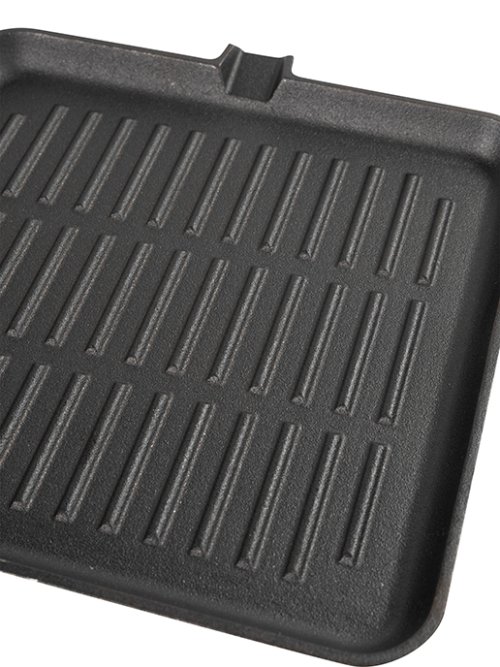 Противень-гриль чугунный с ручкой Grill-2F, фото 10 из 11