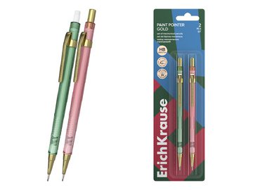 Набор механических карандашей Erich Krause Paint Pointer Gold 0.5 мм 64085 (2 шт)