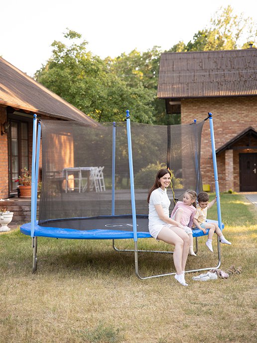 Батут JUMP-1 немеханизированный с внутренней защитной сеткой, фото 6 из 204