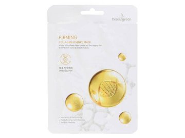 Маска ткан. Beauugreen укрепл. д/лица с коллагеном firming collagen essence mask