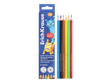Набор цветных карандашей Erich Krause Jolly Friends 61797 (6 шт)