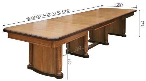 Стол обеденный «Гранд» П4.332.4.02 (332.02), фото 2 из 5