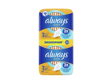 Прокладки Always Ultra Secure night Plus Duo 5шт