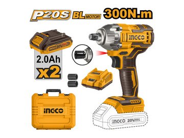 Аккумуляторный ударный гайковерт INGCO CIWLI2038 (20В)