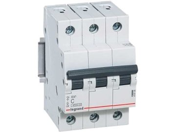 Выключатель автоматический Legrand RX3 3P C 63A 4.5кА 3M / 419714