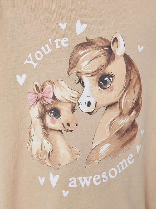Комплект домашний для девочек с надписью "You're awesome", фото 8 из 32