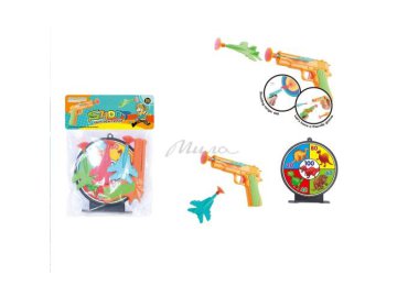 Игрушка ФЕНИКС TOYS Пистолет-запускалка с планером и мишенью, арт.1003678