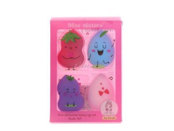 Набор бьюти-блендеров для макияжа ODRI, 4 шт, арт. SLWZS-017 в Минске Мила