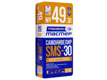Смесь самонивелирующая цементная Тайфун Мастер № 49-30 SMS, 25 кг
