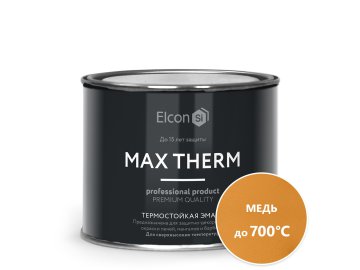 Эмаль ELCON термостойкая медь 0,4кг