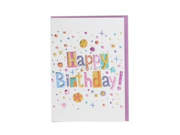 Открытка Happy Birthday, арт MNQ-190712-06 Мила