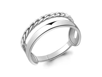 Кольцо декоративное Aquamarine, серебро 925 проба 7 Карат