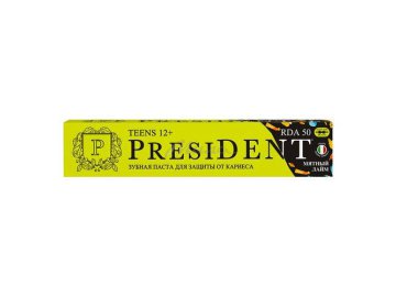 Паста зубная PRESIDENT 12+ Juicy lime 50 RDA, 70 г