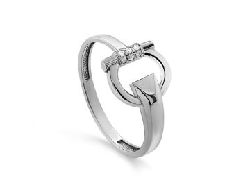 Кольцо декоративное KABAROVSKY, серебро 925 проба 7 Карат