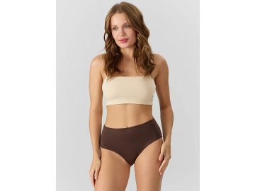 Трусы женские с высокой посадкой коричневые Марк Формель