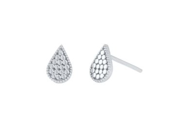 Серьги пусеты, серебро 925 проба