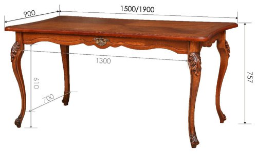 Стол обеденный «Алези» П1.350.4.08 (П353.08), фото 2 из 10