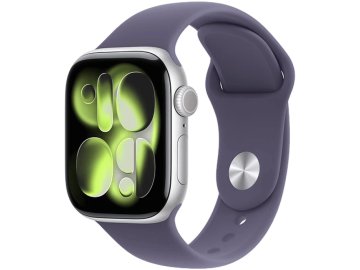 Apple Watch Series 11 42 мм (серебро/фиолетовый , M/L)