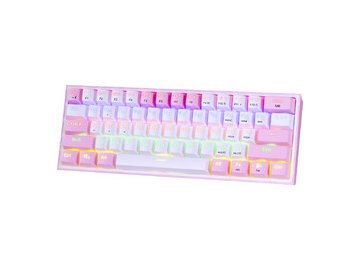 Клавиатура Redragon Fizz (розовый/белый) 70672