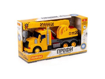 Автомобиль с краном Полесье Профи (желтый) 86600