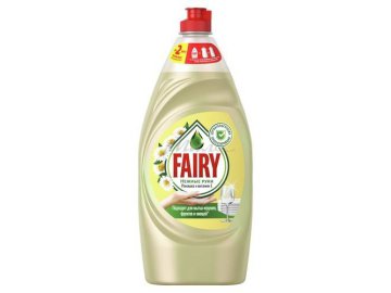 Мила акции Ветка - Средство для мытья посуды FAIRY Нежные руки Ромашка и витамин Е, 900 мл