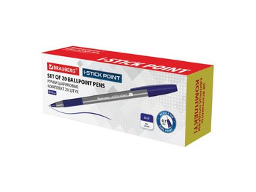 Ручка шариковая BRAUBERG i-STICK POINT 144024
