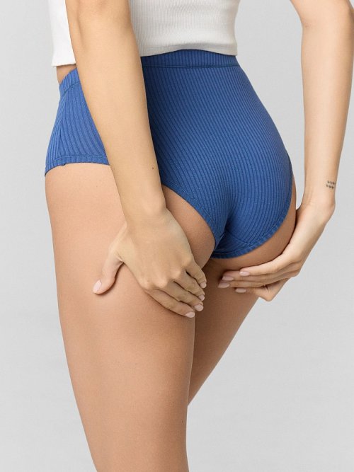 Трусы женские макси синие, фото 5 из 24