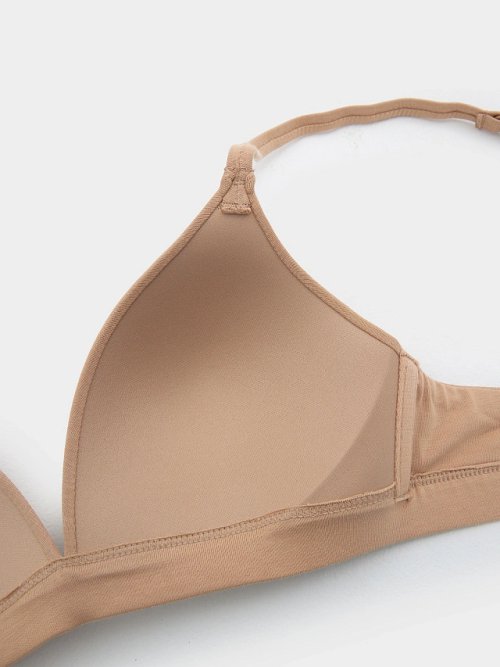 Бюстгальтер t-shirt бежевый без косточек, фото 8 из 24