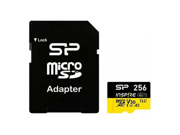 Карта памяти Silicon Power Inspire microSDXC SP256GBSTXLA2V1NSP 256GB (с адаптером)