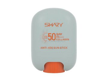 Гель-стик для лица солнцезащитный SHARY антивозрастной с коллагеном SPF 50+, 15 г
