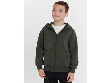 Толстовка для мальчиков хаки с принтом Марк Формель