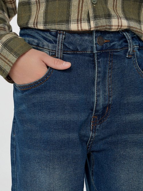 БРЮКИ ДЖИНСОВЫЕ ДЛЯ МАЛЬЧИКОВ (осенне-зимний ассортимент), фото 5 из 7