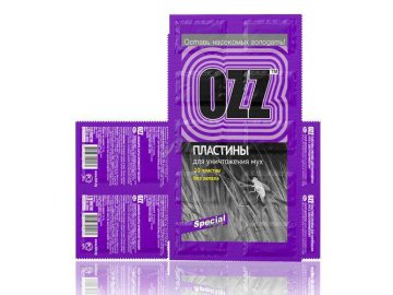 Пластины сменные от мух Ozz 10шт к электрофумигатору