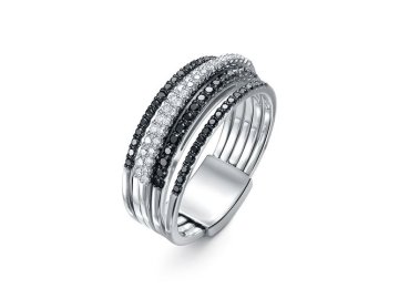 Кольцо декоративное Brilliant Style, белое золото 585 проба, вставка бриллиант