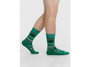 Носки мужские зеленые махровые
