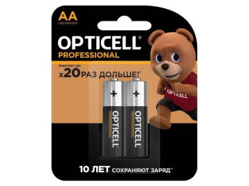 Батарейки OPTICELL Professional AA, 2 шт Мила