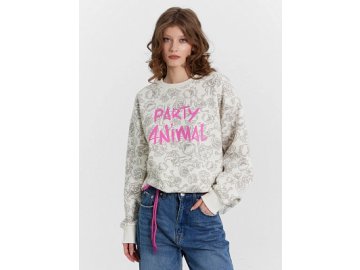 Свитшот женский с принтом "Party animal"