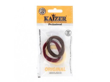 Резинка KAIZER Колечки тканевая ассорти, 45 х *8 мм, 3 шт
