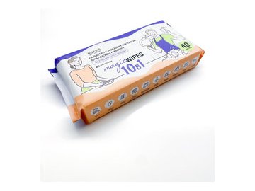 Салфетки с моющим составом для посуды и уборки DUKE'S HOME WONDERS Бамбук DS017 40 шт