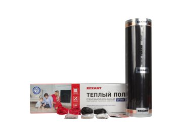 Пленочный теплый пол Rexant Optima 150 5 м²/0,5 х 10 м/750 Вт