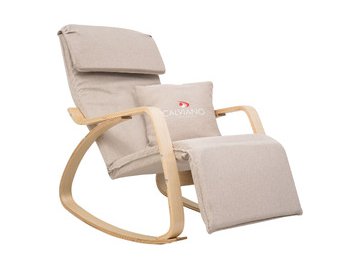 Кресло-качалка Calviano Comfort 1 (светло-бежевый)