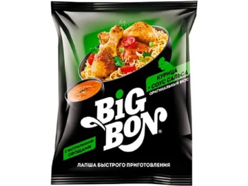 Лапша "БИГ БОН" (куриц/соус сальса)РФ75г в Жодино Евроопт