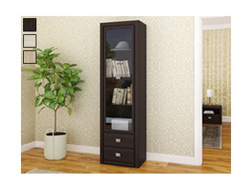 Шкаф для книг Milan 1D2S