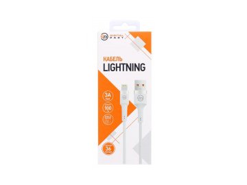 Кабель usb - lightning digitalpart lc-308 (lightning, 3а, 1 м, белый) Электросила