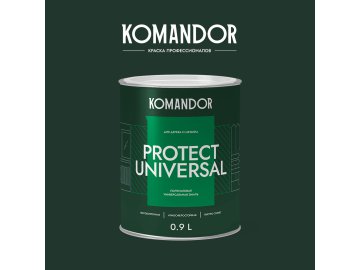 Эмаль универсальная полуматовая KOMANDOR PROTECT UNIVERSAL БАЗА A 0,9л на акции в магазинах Ома